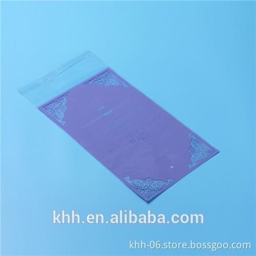 Accept custom order self adhesive opp plastic polybag